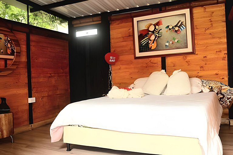 "Refugio de ángeles", cabin en el Peñol